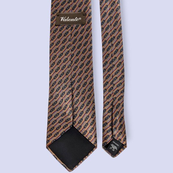 🍁Vintage Valente 100% Acetate Tie - Picture 3 of 4